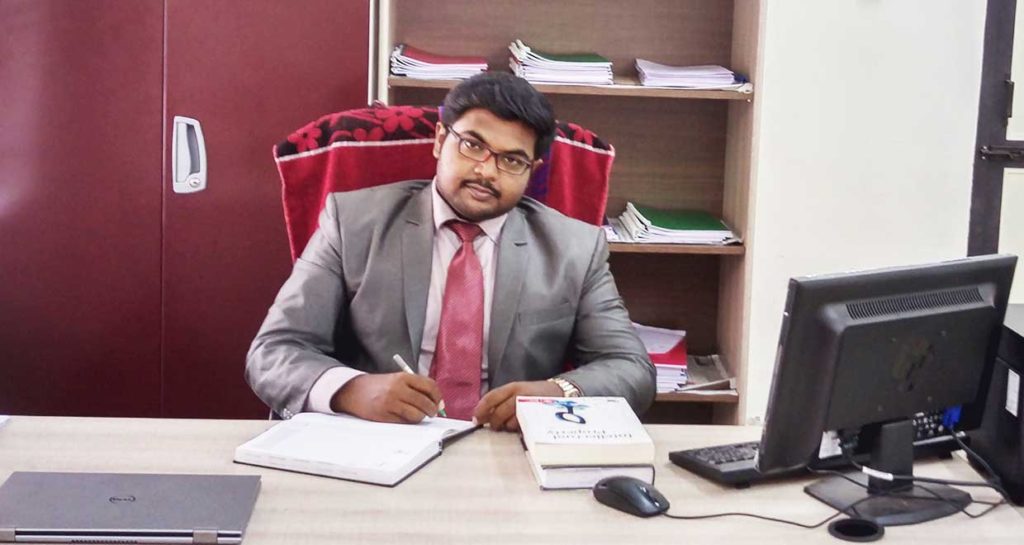 Mahindra Prabu, Asst. Prof. Law (IPR), TNNLS on pursuing a career in Academics and Teaching