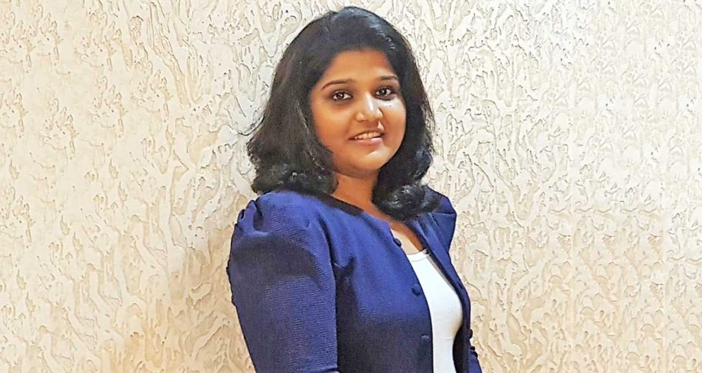 Vibha Mane, Founder, Law Matters on experience in research work at JGLS and TISS and LL.M from Univ of Glasgow