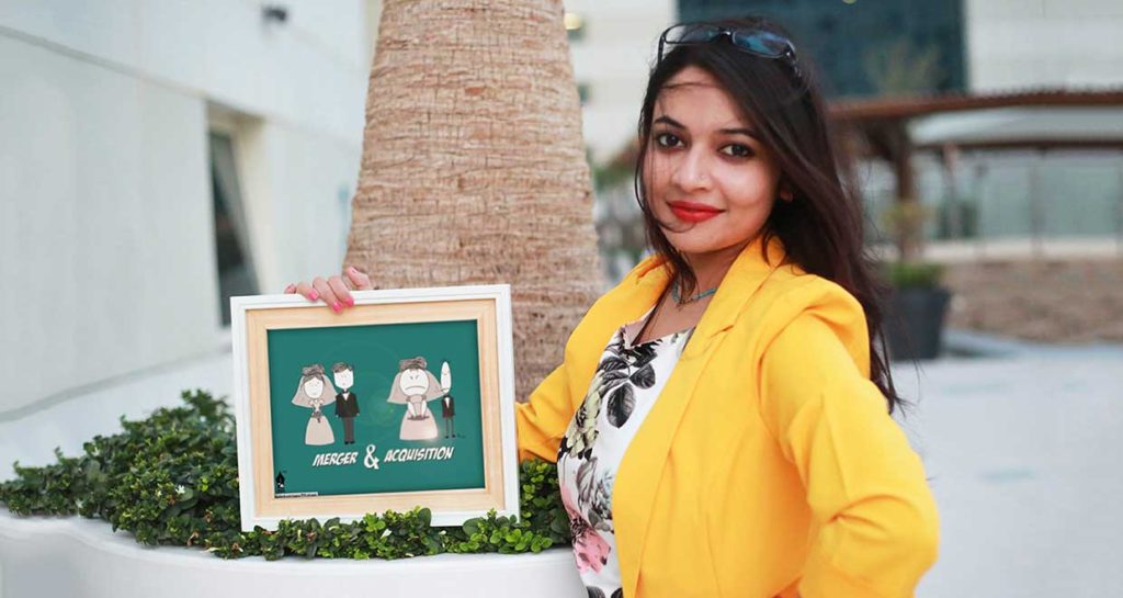 Shubhi Sharma, Freelance Social Media Expert, Cartoonist on law school and pursuing LL.M from King’s College, London