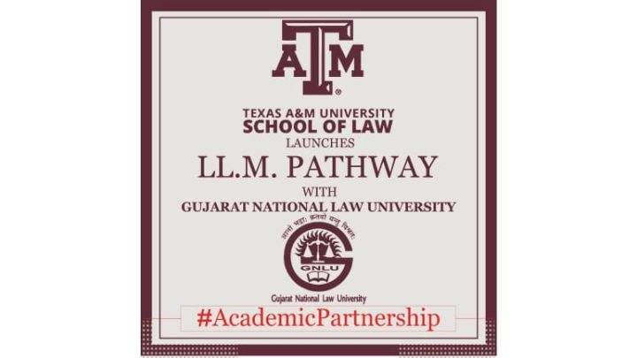 Texas A&#038;M School of Law is proud to announce its academic partnership with Gujarat National Law University (GNLU) for LL.M Pathway Program